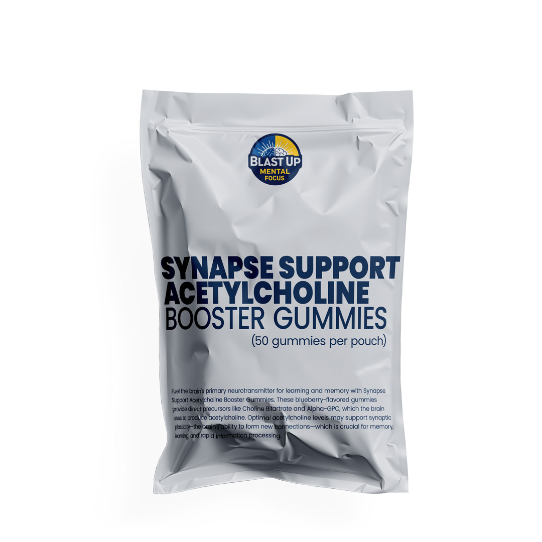 Synapse Support Acetylcholine Booster Gummies – 50 gummies per pouch